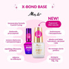 10+1gratis Baza wcierka zwiększająca przyczepność manicure pedicure X-Bond Base Pro Salon MollyLac HEMA/Di-HEMA Free Clear 15g