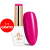 5+1gratis Lakier hybrydowy Molly Nails Flamingo Botanical Elodie Neon HEMA/Di-HEMA Free 8g Nr 143