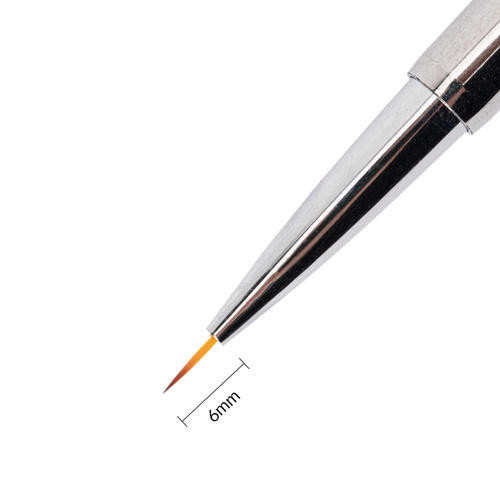 Pędzelek dwustronny do zdobień 6mm i 12mm AlleLac różowy