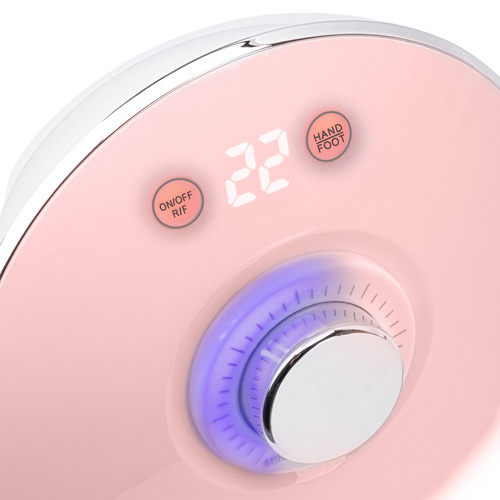 Frezarka do paznokci 68W AlleLac do manicure pedicure różowa M17 45 000 obrotów