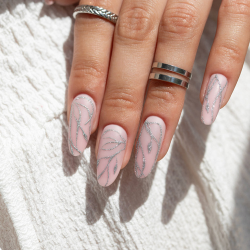 Pasta do zdobień ProArt Paste Molly Nails Silver HEMA/Di-HEMA Free 5g Nr 14