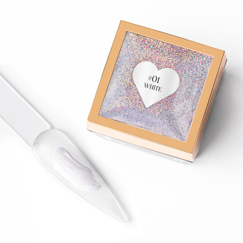 10+1gratis Pasta do zdobień Nail Art ProArt Paste Molly Nails White HEMA/Di-HEMA Free 5g