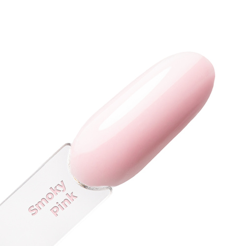 Budujący żel samopoziomujący twardy średniogęsty builder gel self leveling Molly Nails Smoky Pink HEMA/Di-HEMA Free 15 g