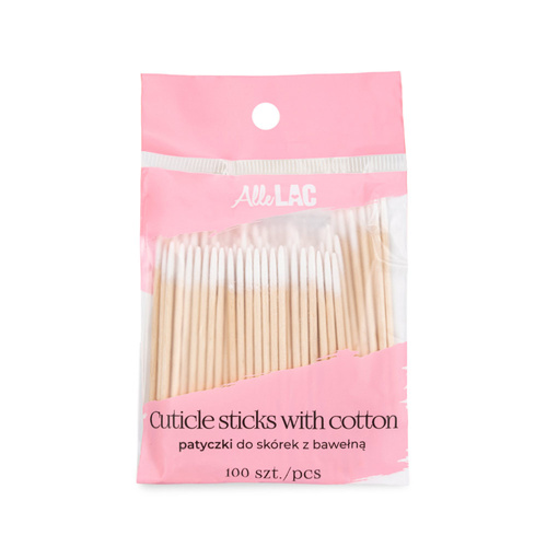 Patyczki higieniczne drewniane AlleLac 7cm 100 szt