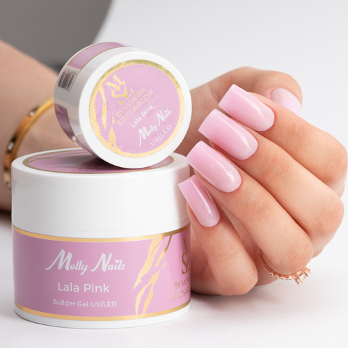 Żel budujący Salon Gel Lala Pink by Monika Szlósarczyk Molly Nails HEMA/Di-HEMA Free 50g