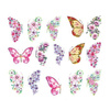 Naklejki wodne do paznokci motyle BN-2566