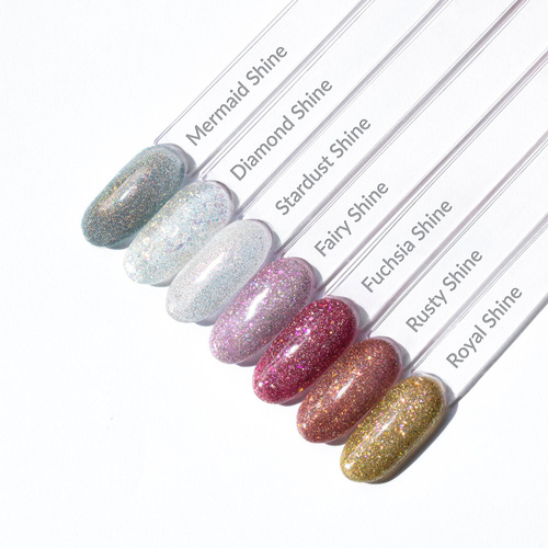 10+2gratis Żel do paznokci Shine on you Fuchsia Shine MollyLac HEMA/Di-HEMA Free 15g