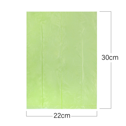 100sztuk Woreczki na odchody psów zielone 10x15 sztuk