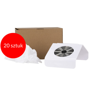 20sztuk Pochłaniacz pyłu 40W No Name 1-wiatrakowy biały 858-2A