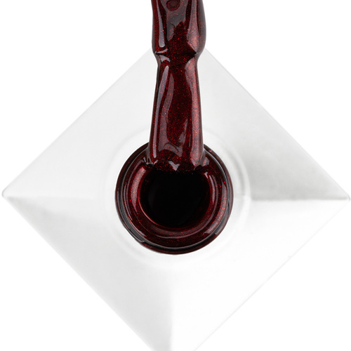 5+1gratis Lakier hybrydowy LED/UV Gel Polish Reds Cat Eye Red Nr 235 Molly Nails HEMA/Di-HEMA Free 8g