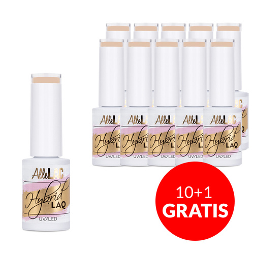 10+1gratis Lakier hybrydowy LED/UV Gel Polish Nr 244 Limited Edition AlleLac 5g