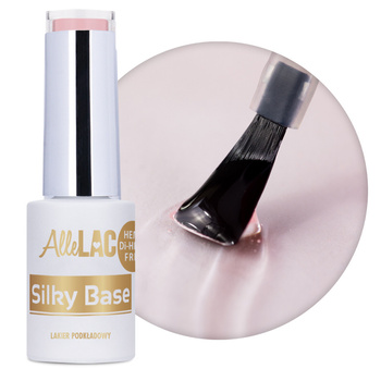 Rubber Silky Base AlleLac Gentle Kiss Nr 2 baza twarda kauczukowa HEMA/Di-HEMA Free 5g