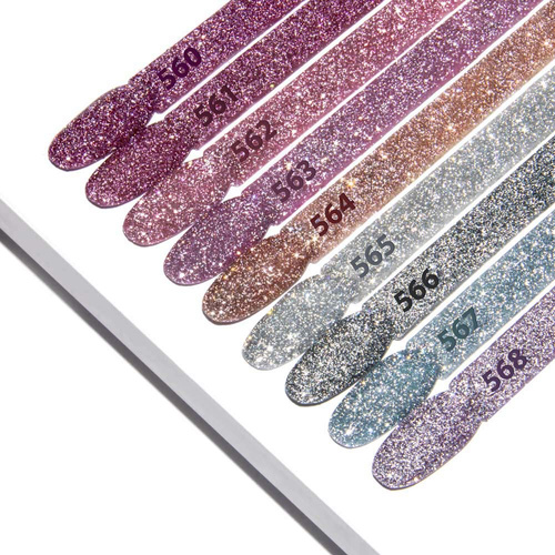 5+1gratis Lakier hybrydowy Molly Nails Flashing Lights Prestige HEMA/Di-HEMA Free 8g Nr 561