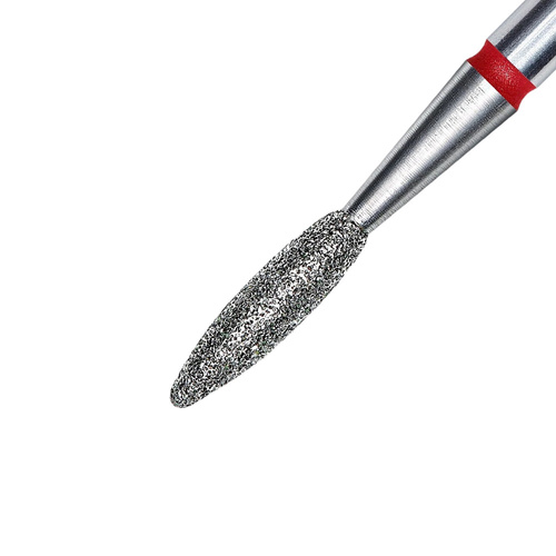 Frez diamentowy płomyk czerwony Staleks Expert 2,1/8mm