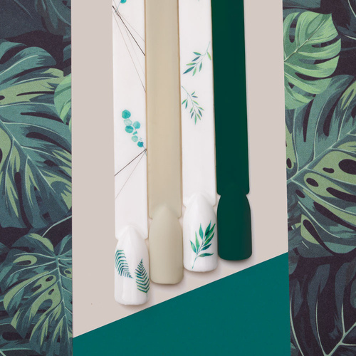 Naklejki wodne do paznokci liście BN-1786