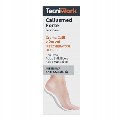 Krem do stóp wygładzający kojący przeciw modzelom TecniWork Callusmed Forte CE310 50 ml
