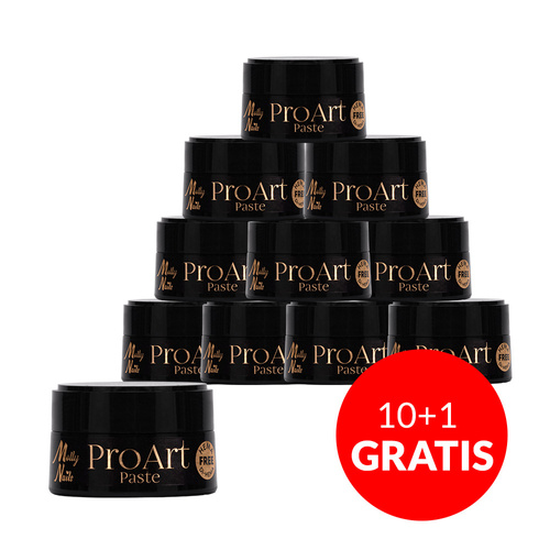 10+1gratis Pasta do zdobień ProArt Paste Molly Nails Blue HEMA/Di-HEMA Free 5g Nr 2