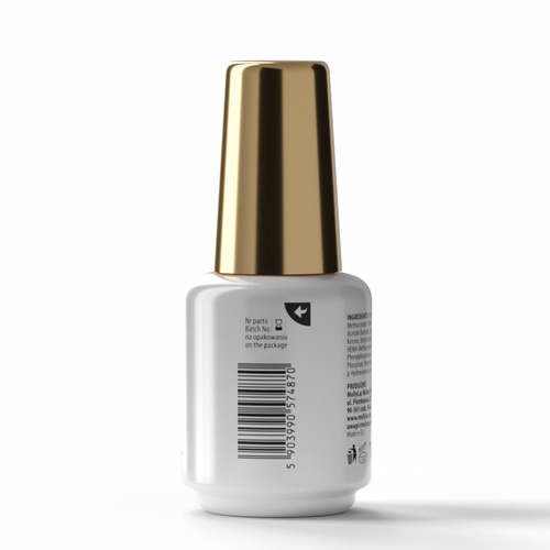 Baza kauczukowa elastyczne paznokcie manicure pedicure do ozdób S.O.S. Antidotum Pro Salon Molly Nails Clear 15g