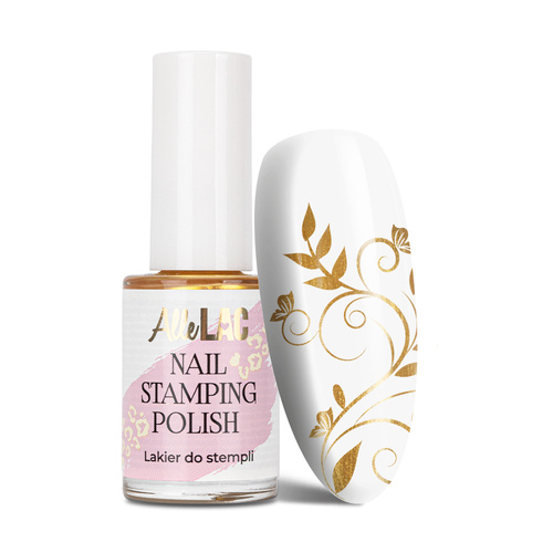 Lakier do stempli i stampingu AlleLac Nail Stamping Polish złoty golde 7ml