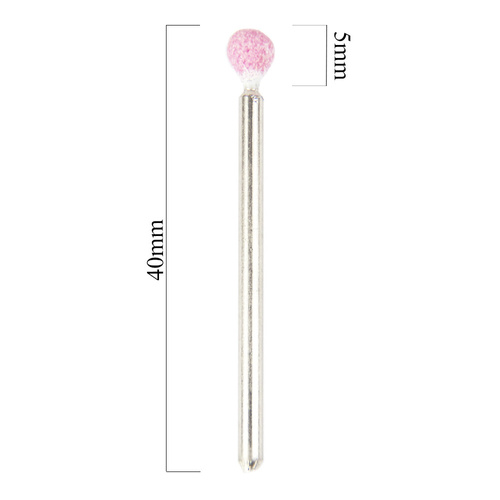 Frez kamienny kulka różowy Nr 4