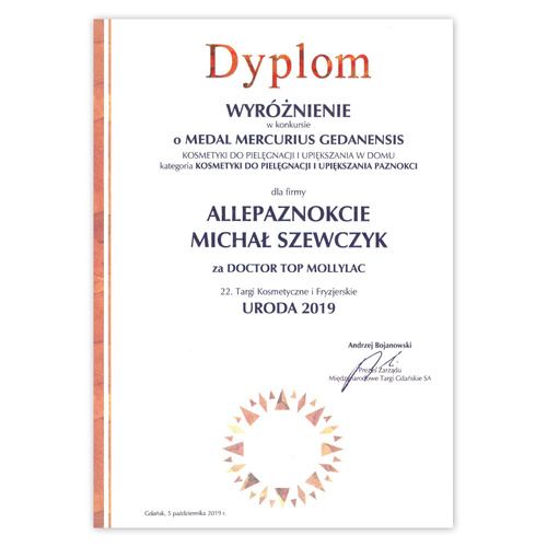 10+1gratis Top nabłyszczający samoregenerujący no wipe bez przecierania Doctor Top MollyLac Clear 10g