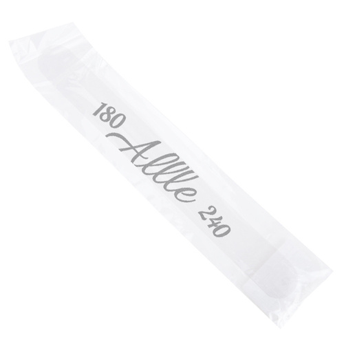 Pilnik do paznokci Bezpieczny Pakiet Allle prosty biały środek 180/240 CU-12 High Quality