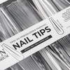 Tipsy do szybkiego przedłużania paznokci Nail Tips NTN Premium ballerina slim 100 szt