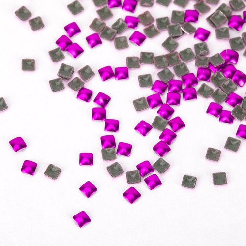 ShinePins gładkie ćwieki błyskotki ozdoby do paznokci kwadratowe mini NTN Premium Nr 3 5g