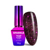 Top LED/UV no wipe brokatowy Molly Nails Sparkle Top Picante 10g