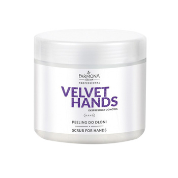 Ekspresowa odnowa peeling do dłoni Farmona Velvet Hands 550 g