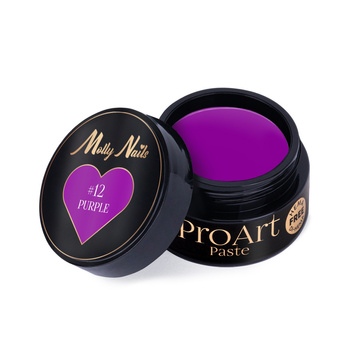 Pasta do zdobień ProArt Paste Molly Nails Purple HEMA/Di-HEMA Free 5g Nr 12