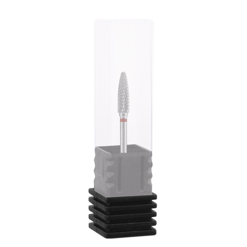 Frez z węglika spiekanego stożek okrągły czerwony Staleks Expert 4/14mm