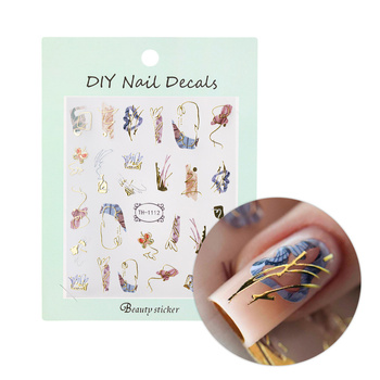 Naklejki do paznokci samoprzylepne wzory TH-1112