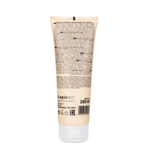 Maska do włosów z jedwabiem Stapiz Sleek Line Volume 250 ml
