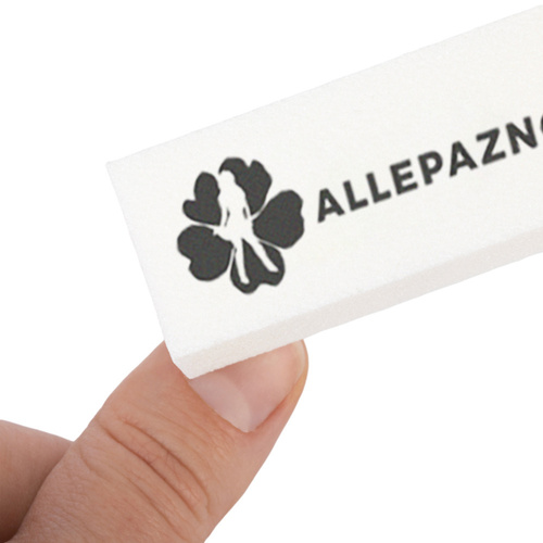 Bloczek blok polerski Allepaznokcie 100/100 Premium biały 1szt