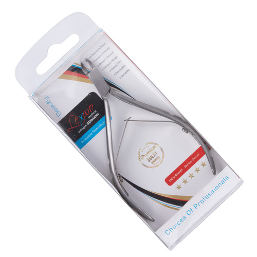 Cążki profesjonalne Lexwo do skórek srebrne 135 - 3 mm