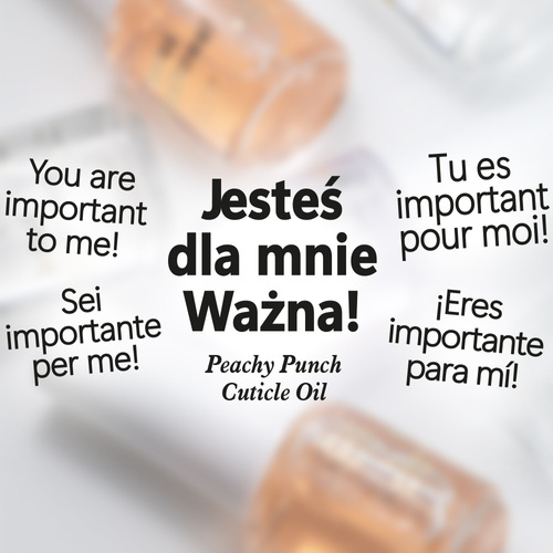 Oliwka okazjonalna do skórek i paznokci o zapachu Peachy Punch z woreczkiem 5 ml