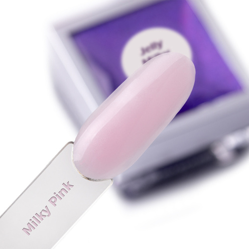 Żel budujący gęsty Jelly Milky Pink Allepaznokcie HEMA/Di-HEMA Free 50g
