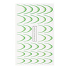 Gradientowe naklejki wodne na paznokcie/ French/ Ombre/Francuska linia uśmiechu 33szt zielone STZ46