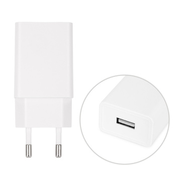 Zasilacz sieciowy adapter 5W USB-A biały