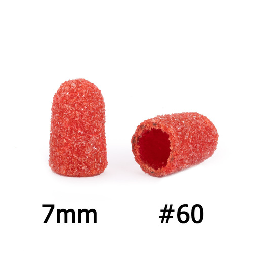 Kapturki do pedicure 7 mm gradacja 60 10 szt Fabric Podo AlleMed Pomarańczowy Orange