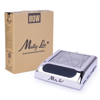 Pochłaniacz pyłu 80W kasetowy MollyLac 1-wiatrakowy Silver srebrny 858-8