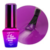 Baza kauczukowa z kolorem 2w1 neonowa do szybkiego manicure i pedicure Fluo Rubber Base 2in1 MollyLac Chillin 10 gram Nr 5