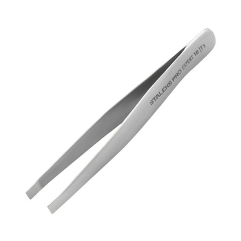 Pęseta do brwi szeroka prosta Staleks Expert 10 TYPE 1