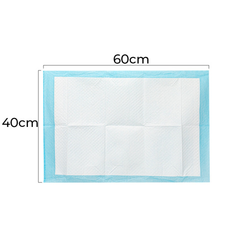 8sztuk Podkłady mata maty chłonne dla psa nauka sikania higiena czystość AlleMed 100 szt. 40x60 cm niebieskie