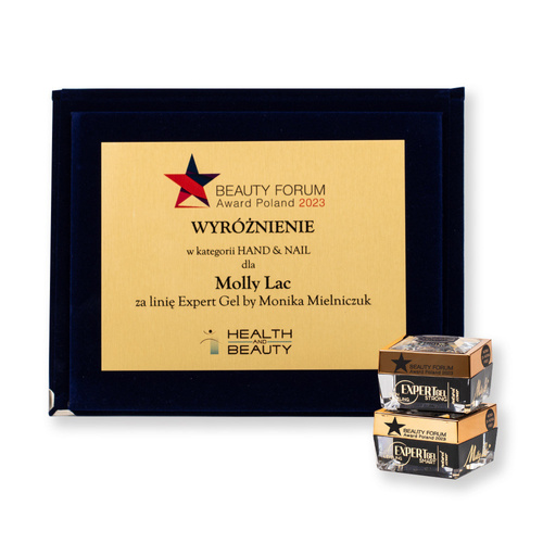 Żel budujący do paznokci Expert Gel Strong natural cover by Monika Mielniczuk MollyLac HEMA i Di-HEMA free 50g