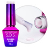 Baza kauczukowa elastyczne paznokcie manicure pedicure S.O.S. Antidotum Molly Nails Milky Blush 10g