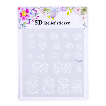 Naklejki biżuteryjne 5D samoprzylepne wypukłe akrylowe wzory ornamenty Z-3063