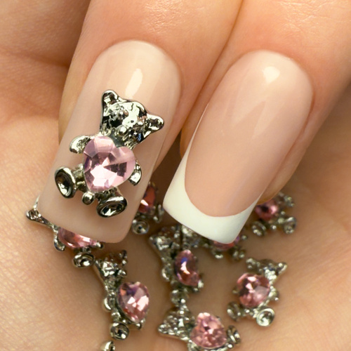 Ozdoby do paznokci misie 3D Molly Nails Nr 3 10 szt