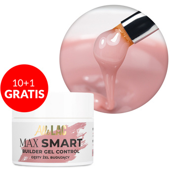 10+1gratis Żel budujący gęsty AlleLac Max Smart Builder Gel Control Perfect Nude 45g